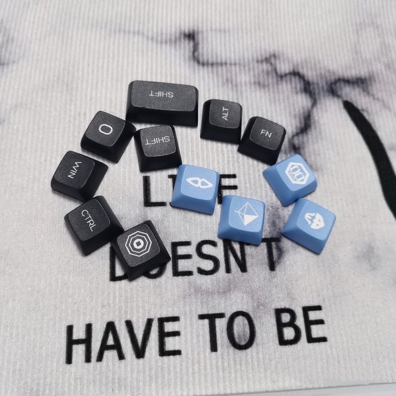 Ayanami Rei Keycap XDA Hồ sơ EVA Chủ đề Phim hoạt hình PBT Thuốc nhuộm năm mặt Thăng hoa Bàn phím cơ Keycap 120 Phím