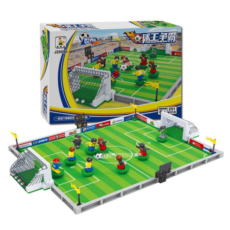 Đồ Chơi Lego Lắp Ráp Sân Bóng Đá Làm Quà Sinh Nhật Cho Bé