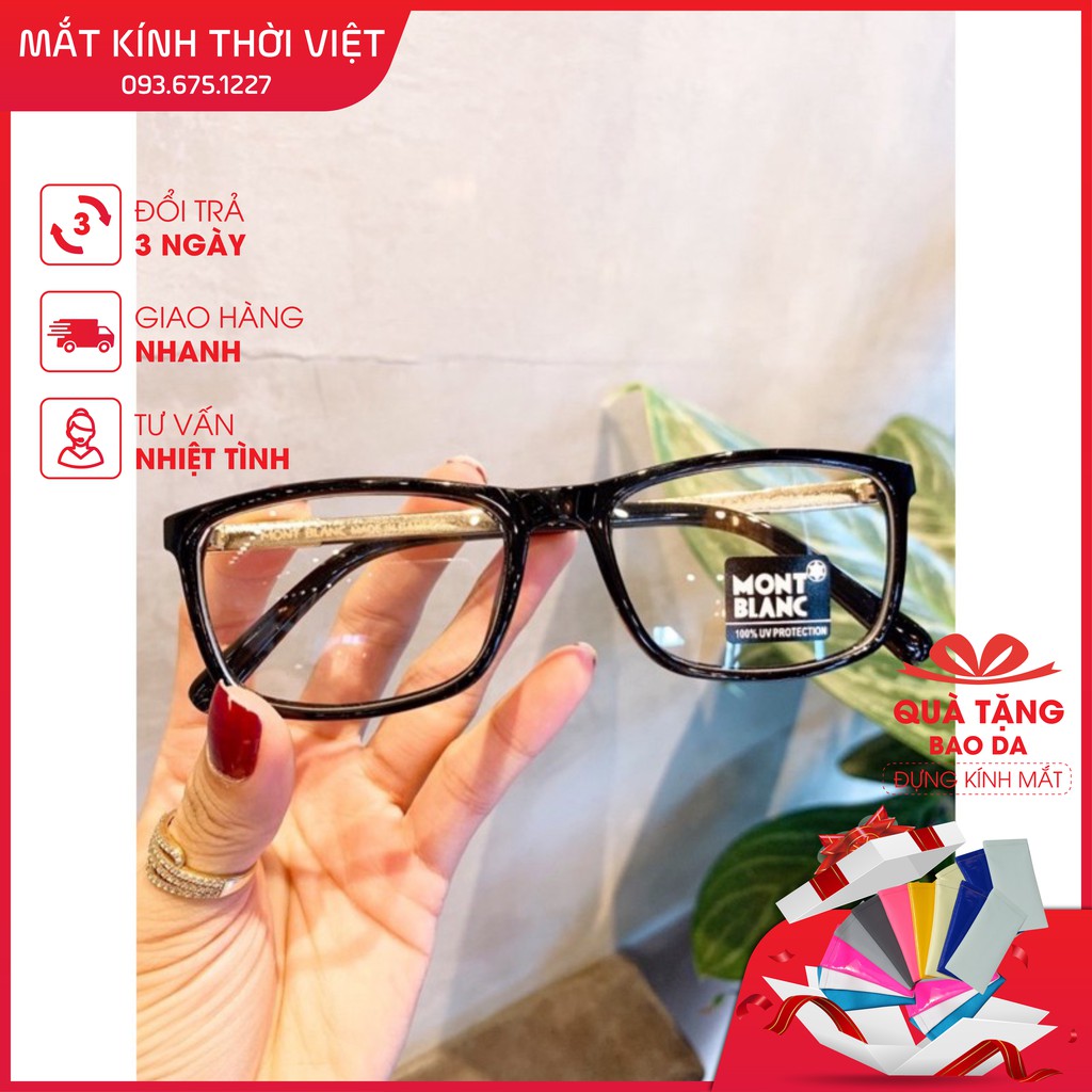 Kính giả cận vuông thời trang Montblanc