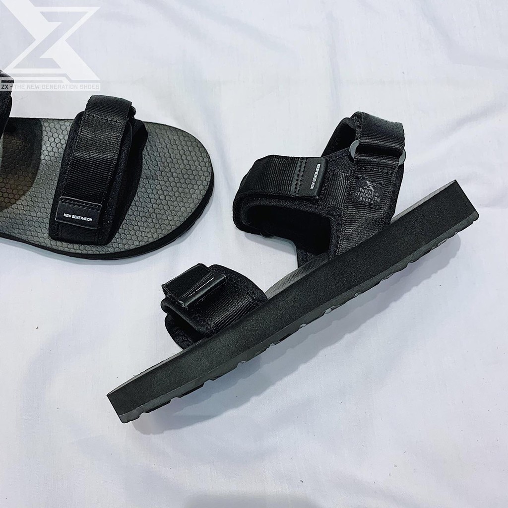 Giày sandal Nam - thương hiệu ZX 2613 màu đen đế xốp - mẫu kinh điển