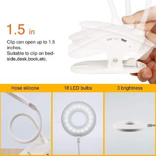 Đèn Led Đọc Sách Có Kẹp Tiện Lợi