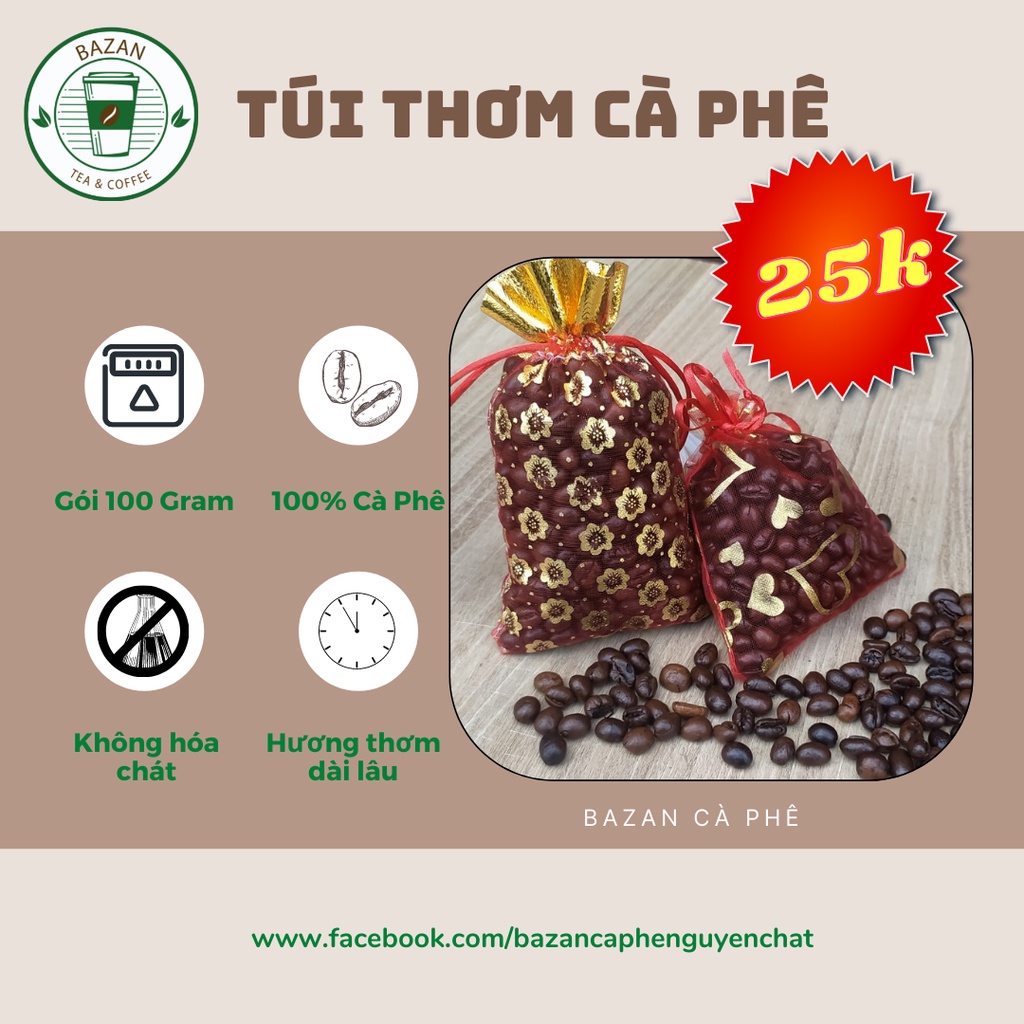 Túi Thơm Hạt Cà Phê