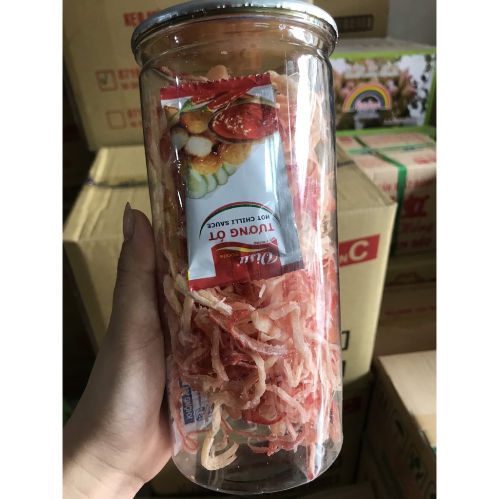 [Mã 267FMCGSALE giảm 8% đơn 500K] Hũ 250G Mực Hấp Cốt Dừa  FREESHIP  Mực Xé Sợi Hấp Nước Cốt Dừa