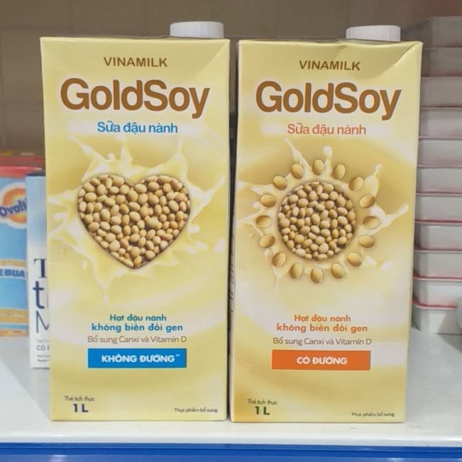 Sữa Đậu Nành GoldSoy Vinamilk Hộp 1 Lít