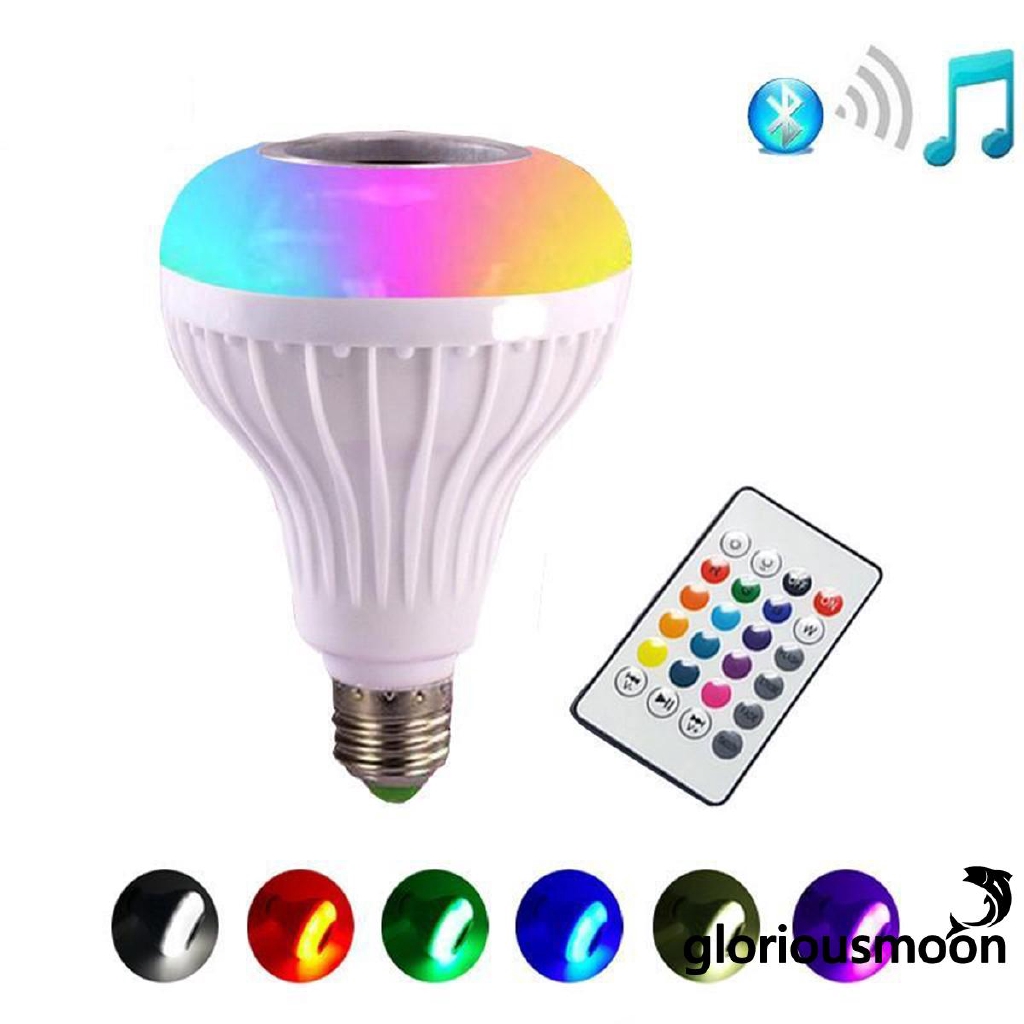 Bóng Đèn Led Kết Nối Bluetooth Có Loa Phát Nhạc Và Điều Khiển Từ Xa