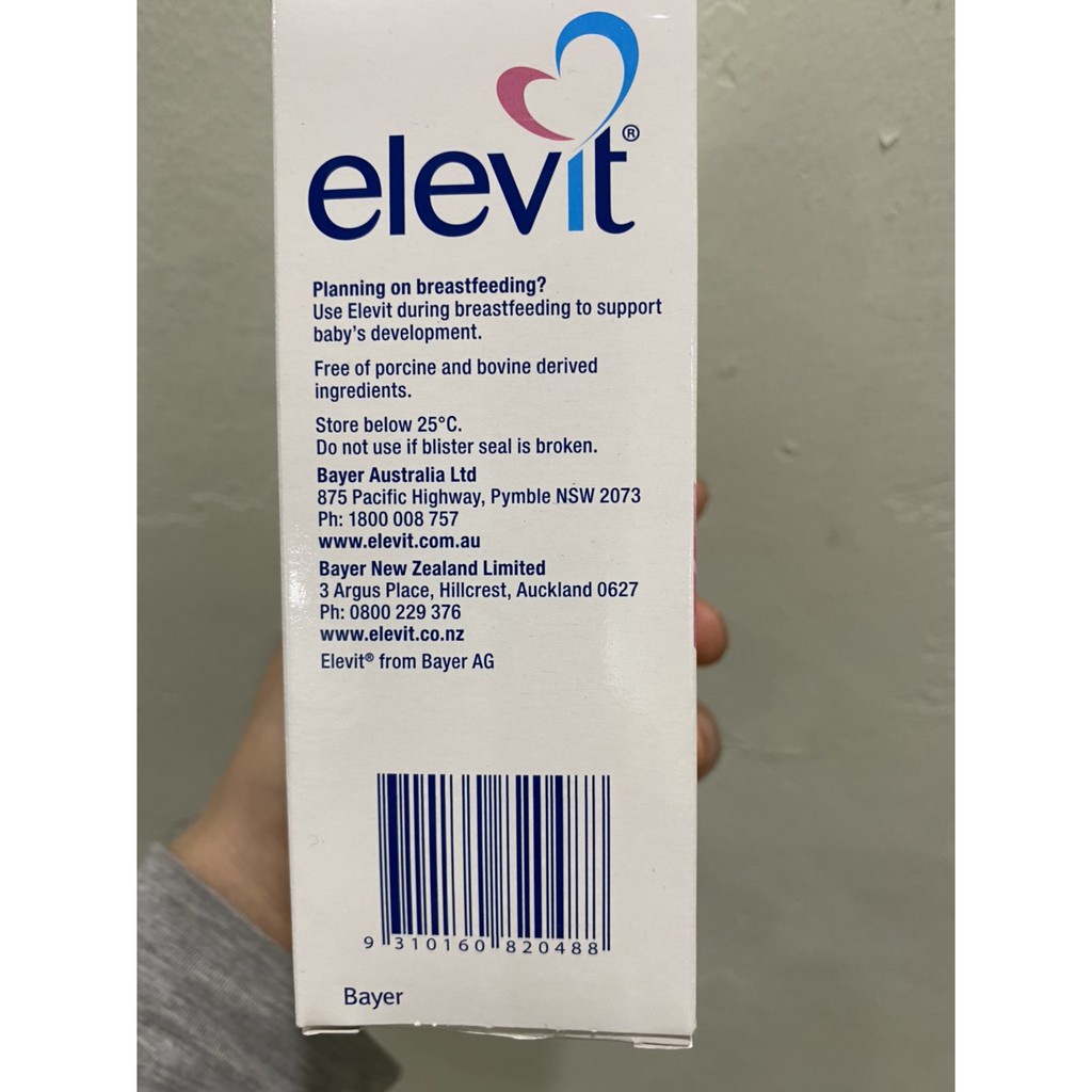 Vitamin tổng hợp elevit bú sau sinh mẫu mới 60 viên - ảnh sản phẩm 8