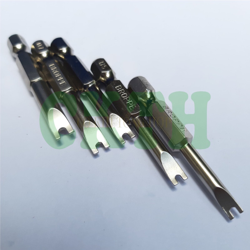 Mũi vít U, Bộ 5 mũi vít chữ U BROPPE cao cấp