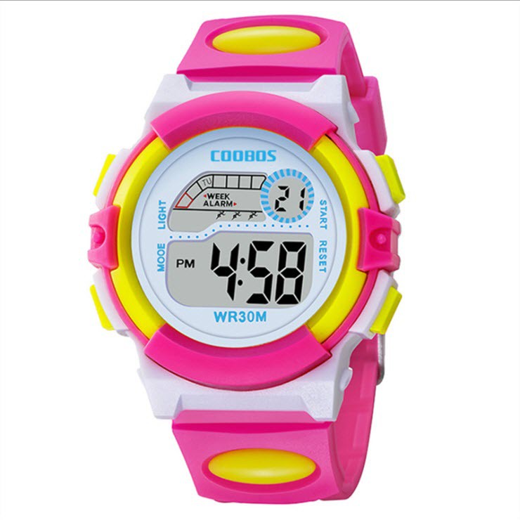 [𝑳𝒐𝒂̣𝒊 𝑻𝒐̂́𝒕] Đồng Hồ Điện Tử Chống Nước Cho Bé Gái Coobos | BigBuy360 - bigbuy360.vn