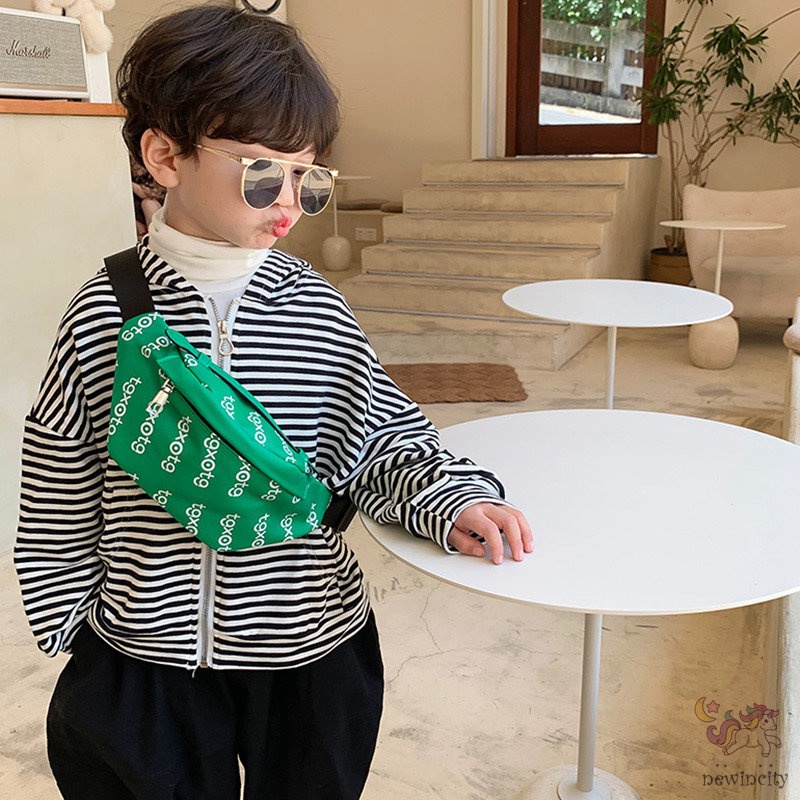 Túi đeo vai vải canvas nylon thời trang Hàn Quốc cho bé