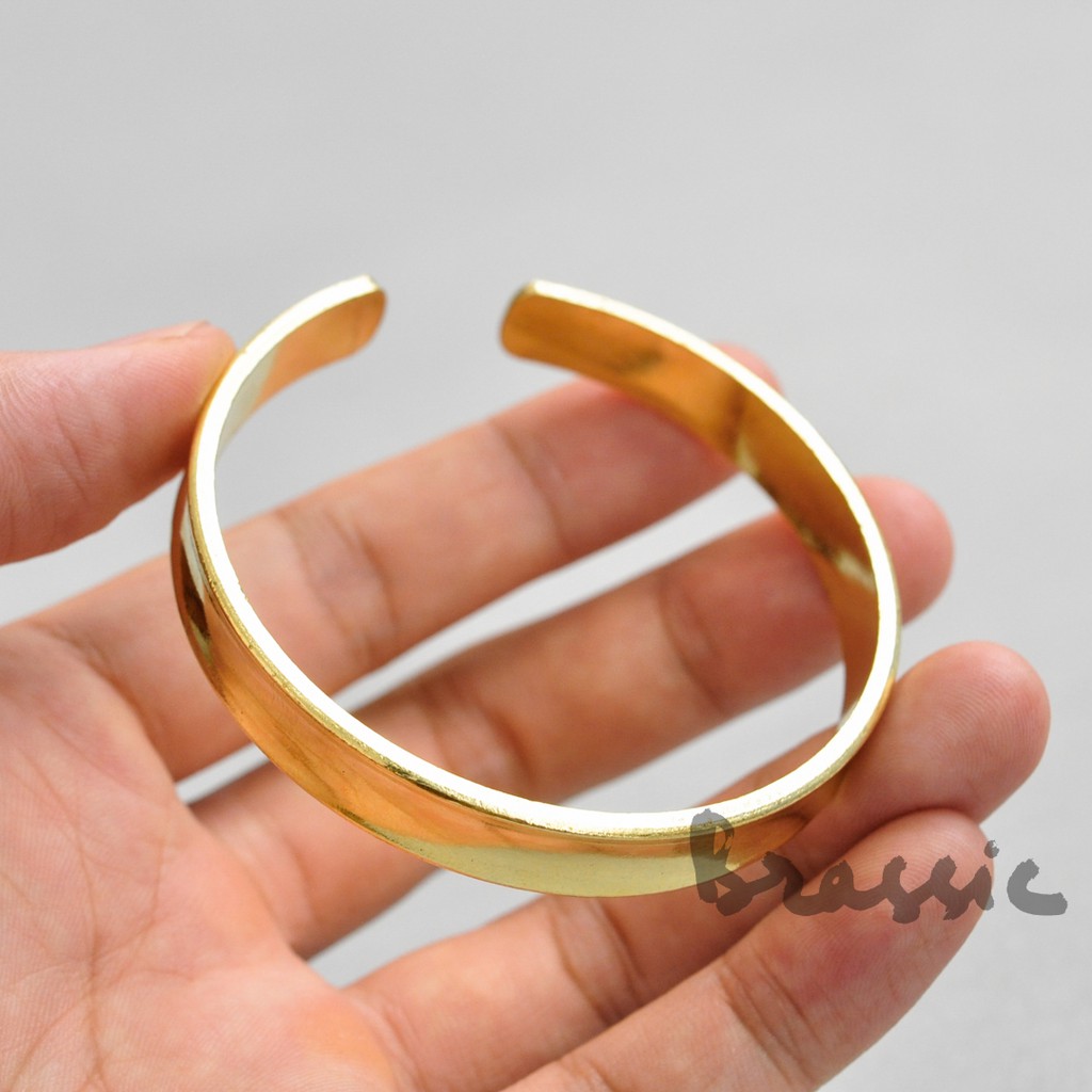 Vòng đồng nam nữ, vòng tay unisex 100% đồng thau bản 9mm VT32, cam kết vĩnh viễn về chất liệu