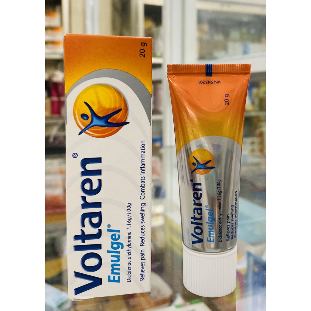 VOLTAREN Emulgel - GEL BÔI GIẢM ĐAU, GIẢM SƯNG NHỨC KHỚP - MADE IN THỤY SĨ.