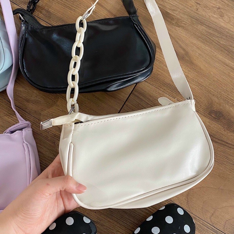 Túi Đeo chéo COLOR BAG hàng nhânp quảng châu chất vải mềm mịn đủ màu