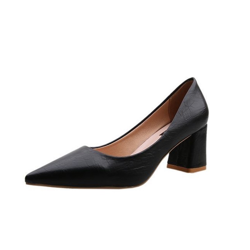 Giày cao gót IELGY mũi nhọn phong cách Hàn Quốc thời trang cho nữ