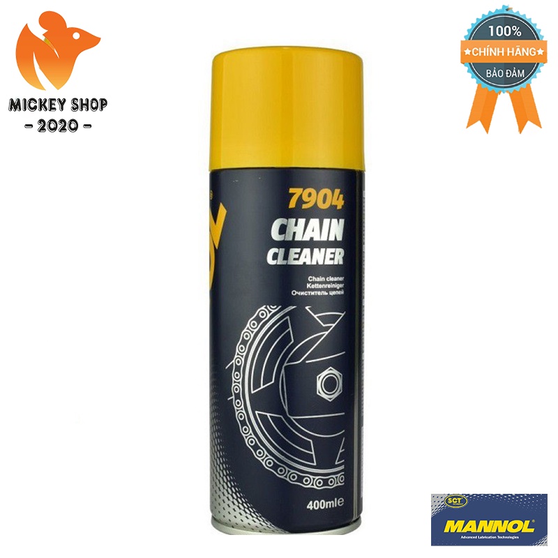 [ PRO ] Chai Xịt Vệ Sinh Sên MANNOL Chain Cleaner 7904 400ml - CHÍNH HÃNG