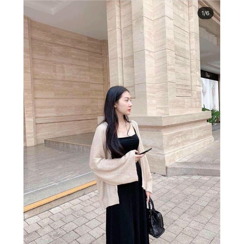 Áo cadigan len mỏng quảng châu