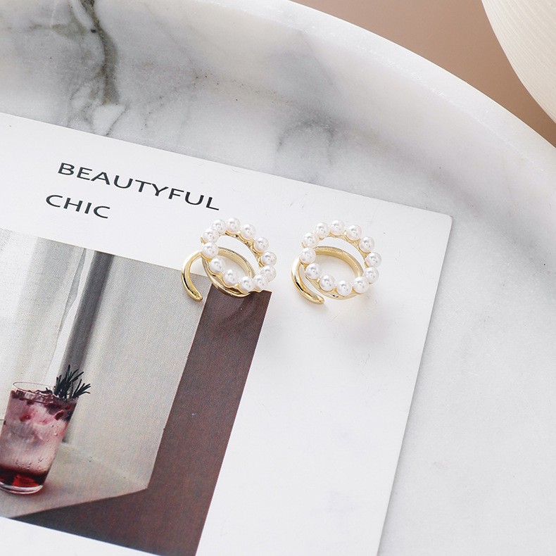 Khuyên tai kẹp vành một bên không bấm lỗ K164 (1 chiếc)