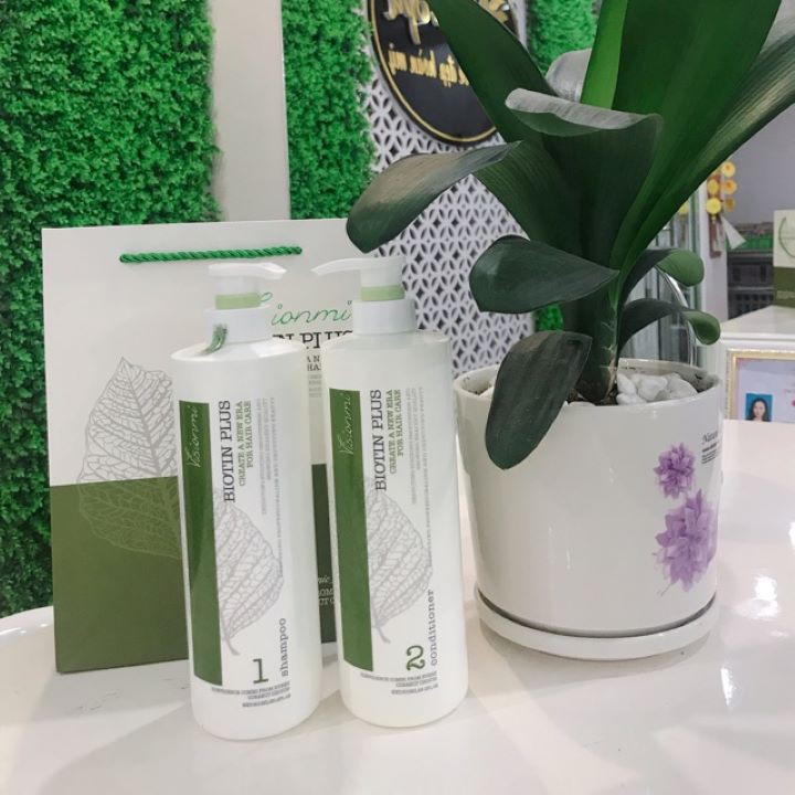 Cặp  dầu gội xả chống rụng tóc VISIONMI BIOTIN PLUS