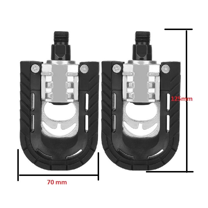 [ 1 CẶP ] BÀN ĐẠP GẤP GỌN DÀNH CHO XE ĐẠP, XE ĐẠP ĐIỆN - DIY978