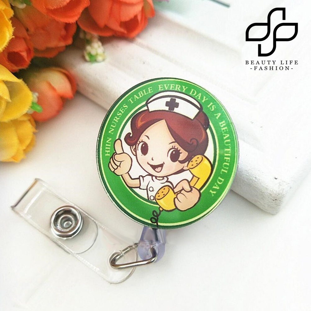 Dây Đeo Bảng Tên Họa Tiết Hoạt Hình Dễ Thương Giá Đỡ