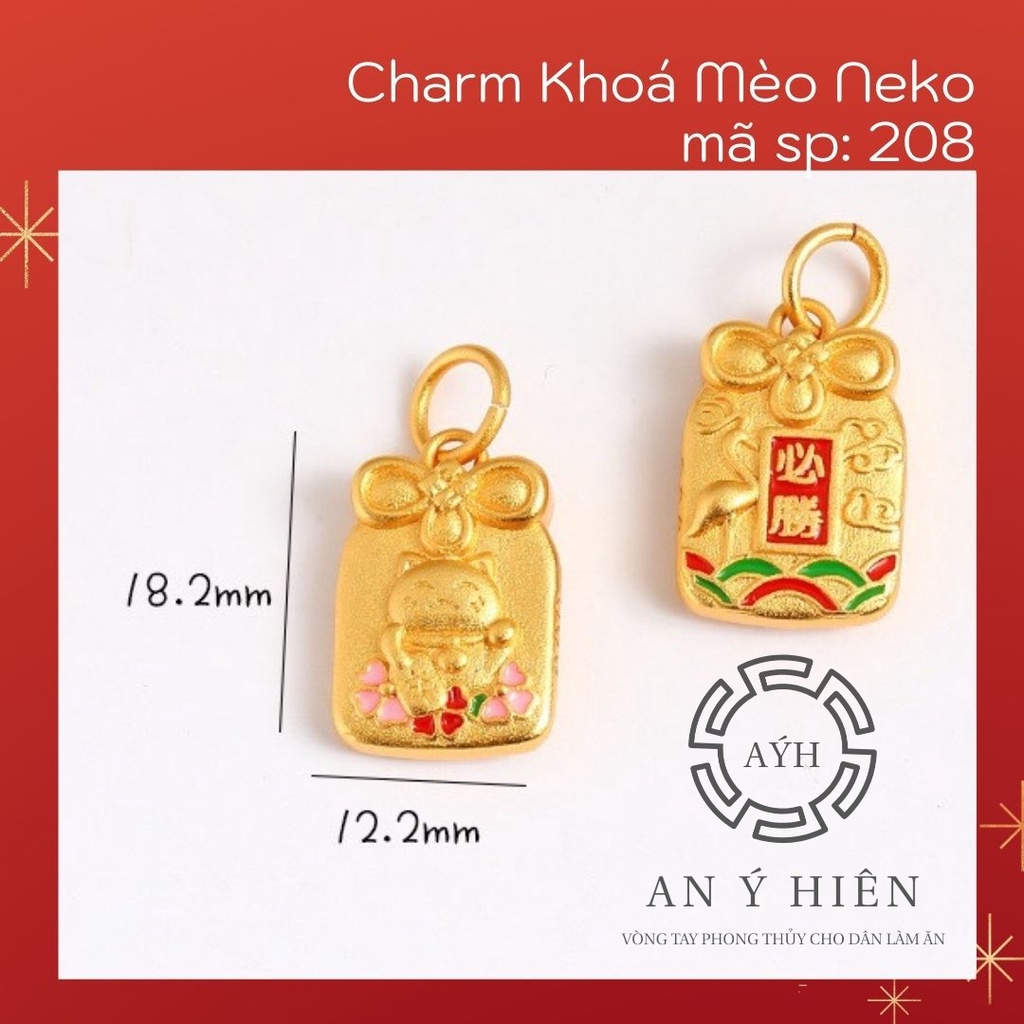 Charm Khóa mèo Neko #C208 ( An Ý Hiên)