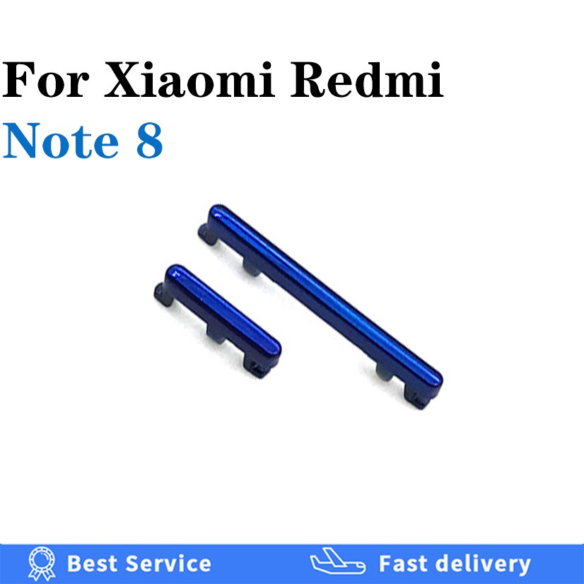 1 Bộ Nút Bấm Nguồn + Nút Bấm Thay Thế Cho Xiaomi Redmi Note 8 Pro Note8 8pro