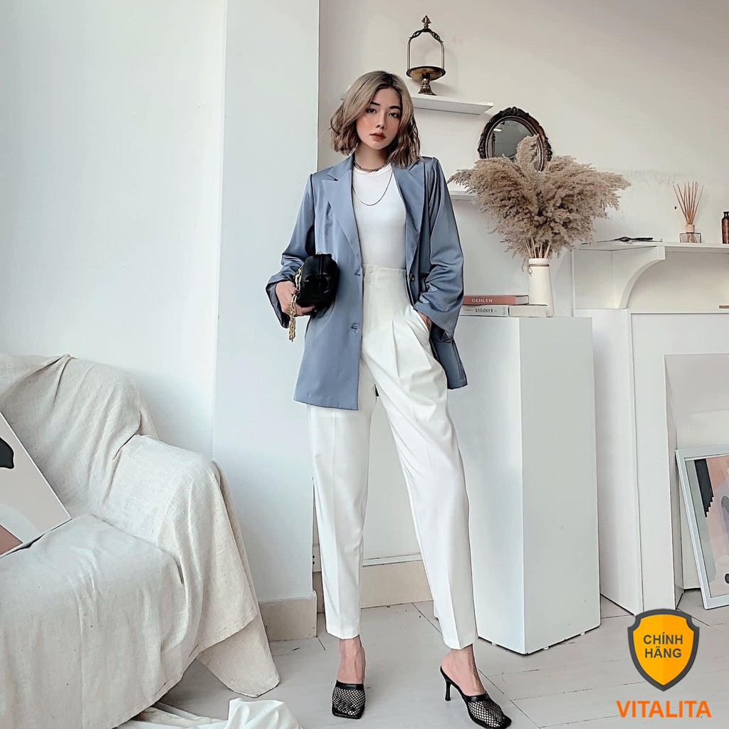 [Mã WASTMAY giảm 15% tối đa 30K đơn 150K] Quần Baggy nữ lưng cao cạp liền STYLE HÀN QUỐC - chất vải Cát Hàn | BigBuy360 - bigbuy360.vn
