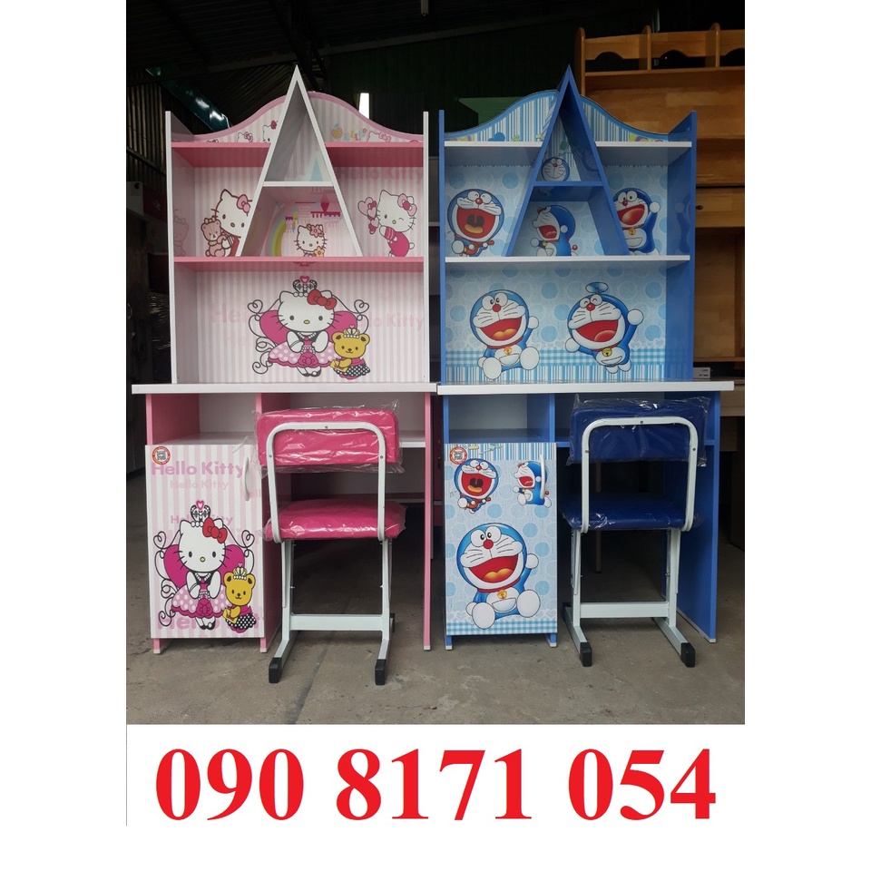 Bàn học cho bé bàn doremon bàn kitty bàn siêu nhân bàn công chúa giá rẻ tại xưởng TPHCM