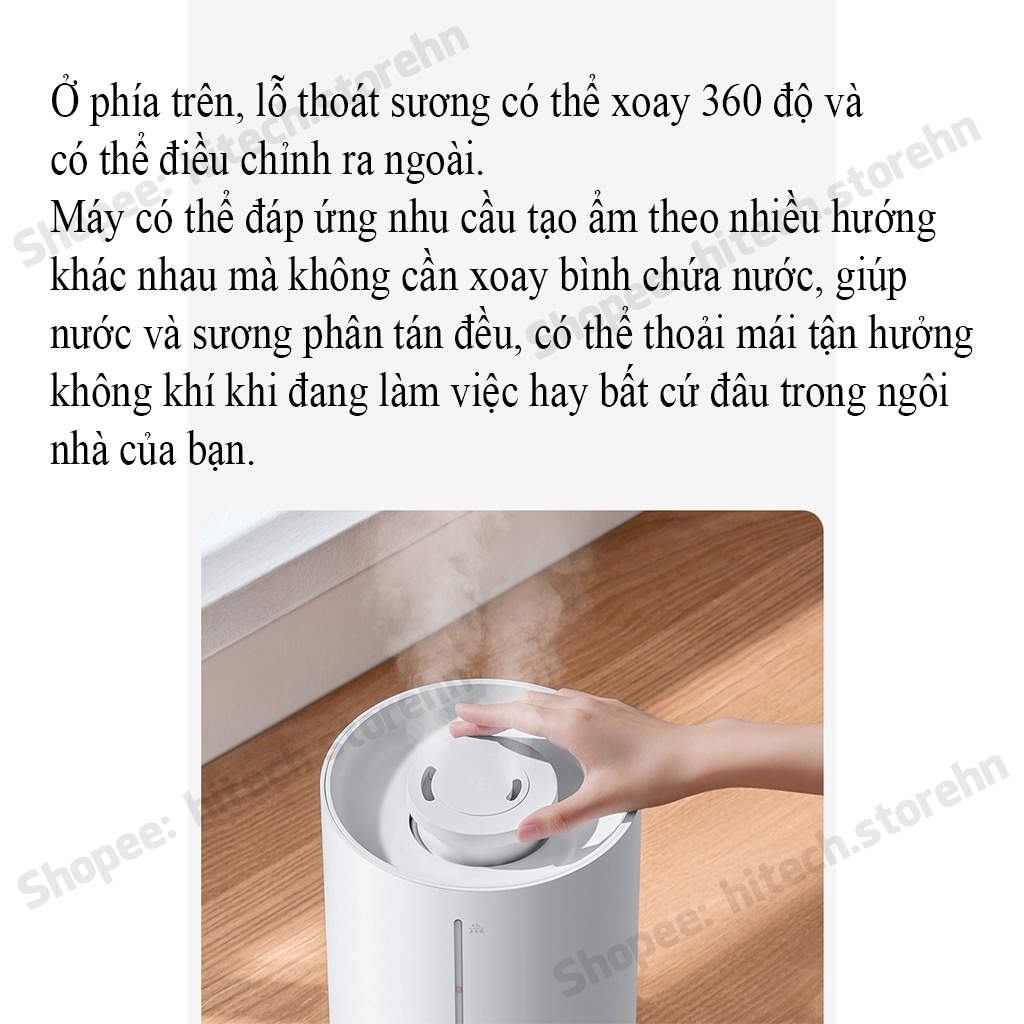 Máy Phun Sương Tạo Ẩm Xiaomi - Máy Tạo Độ Ẩm Xiaomi Tạo Ion Bạc Kháng Khuẩn Cho Ngôi Nhà Của Bạn