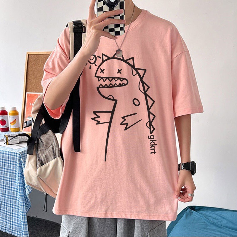 Áo thun tay lỡ-áo thun form rộng-áo thun unisex thái lan