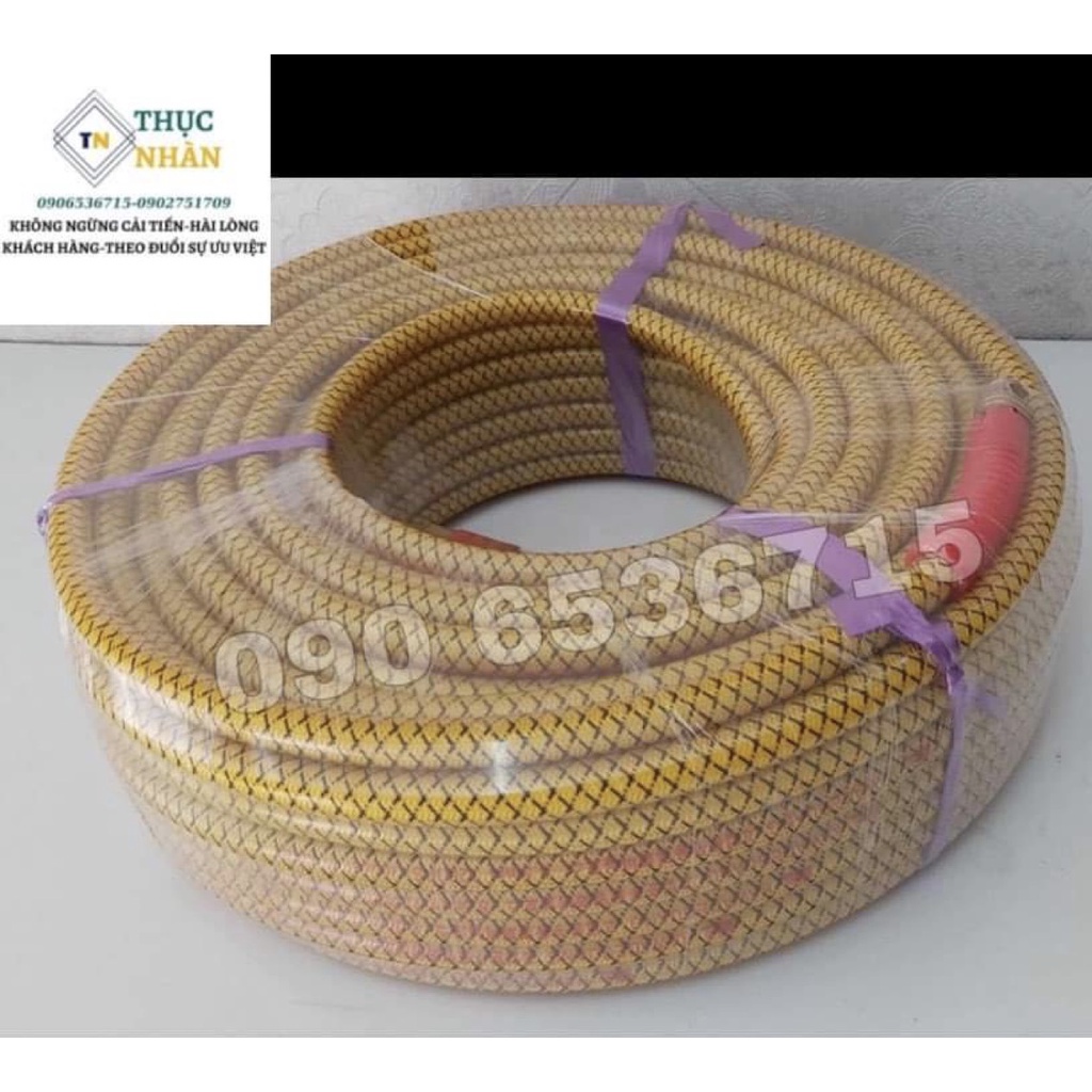Dây phun thuốc,xịt rửa xe áp lực cao 8.5MM dài 50M hiệu cá sấu kèm đầu cos