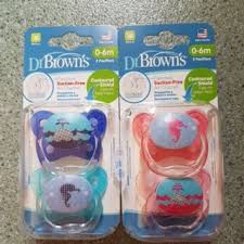 SÉT 2 TI NGẬM DR BROWN’S CHO BÉ 0-6M VÀ 6-12M