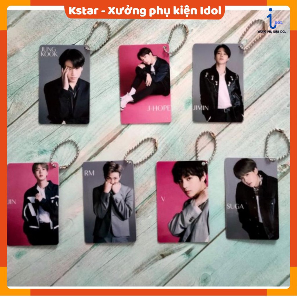 Móc khoá card in hình Bangtan ( H2D02 )