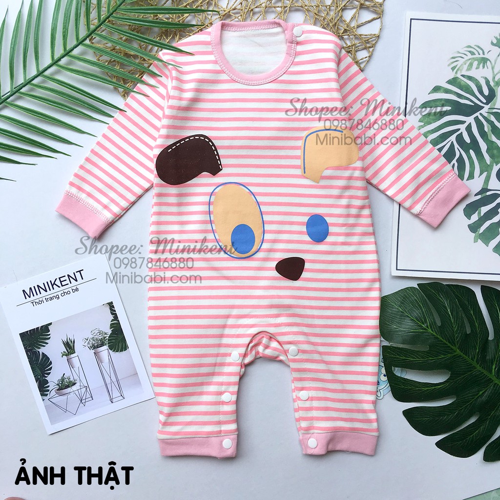 Áo body dài tay bé trai / bé gái vải cotton cute với nhiều mẫu 11-20