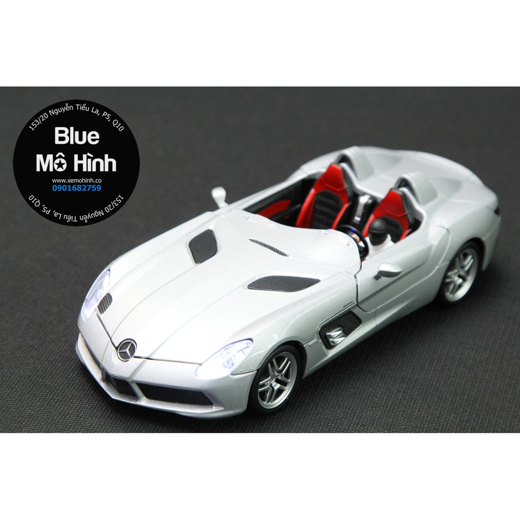 Blue mô hình | Xe mô hình Mercedes McLaren SLR Stirling Moss 1:24