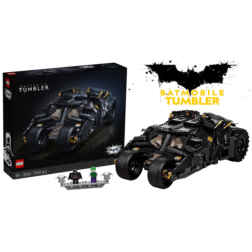 76240 Đồ chơi lắp ráp Iego DC Batmobile Tumbler - Xe của BatMan - phiên bản 2021