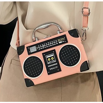 Túi Đeo Chéo Hình Radio Phong Cách Mới Sáng Tạo Ngộ Nghĩnh