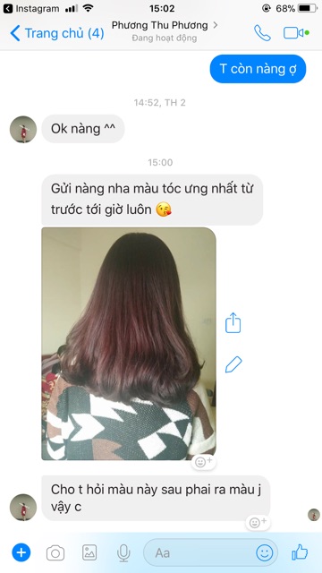 Thuốc nhuộm màu nâu tím kèm trợ dưỡng găng tay | BigBuy360 - bigbuy360.vn