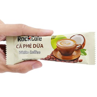 Cà phê dừa RockCafe White Coffee hộp 240gr