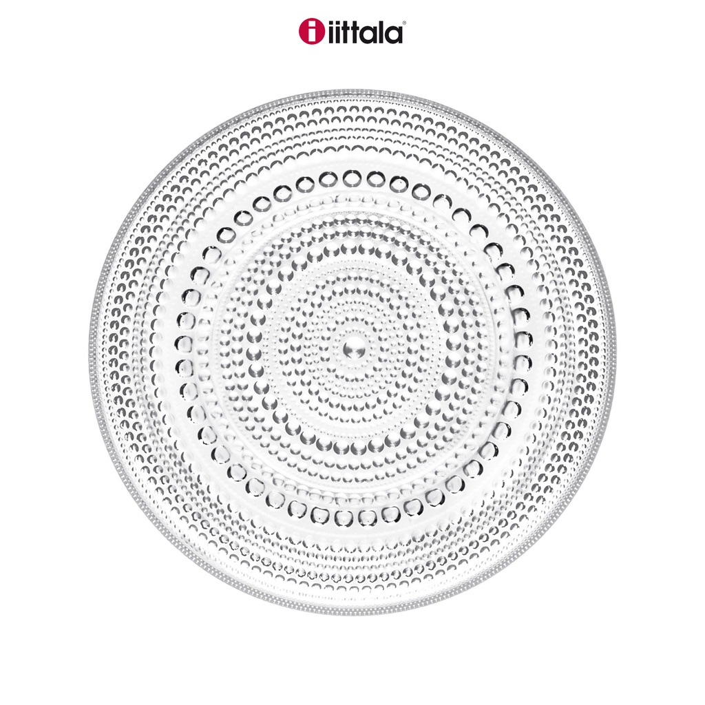 Đĩa thủy tinh Kastehelmi Iittala Màu trong