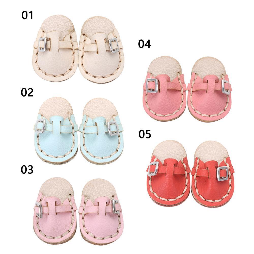 Giày Búp Bê Chất Liệu Da Bò Cho obitsu11GSCbody9OB11 Tỉ Lệ 1 / 11 OB11