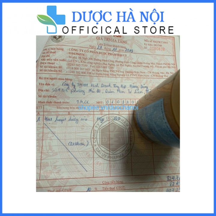 Combo 10 hộp Hoạt huyết dưỡng não tăng cường trí nhớ giúp hoạt huyết, tăng cường trí nhớ, tăng tuần hoàn máu – Hộp 100 v