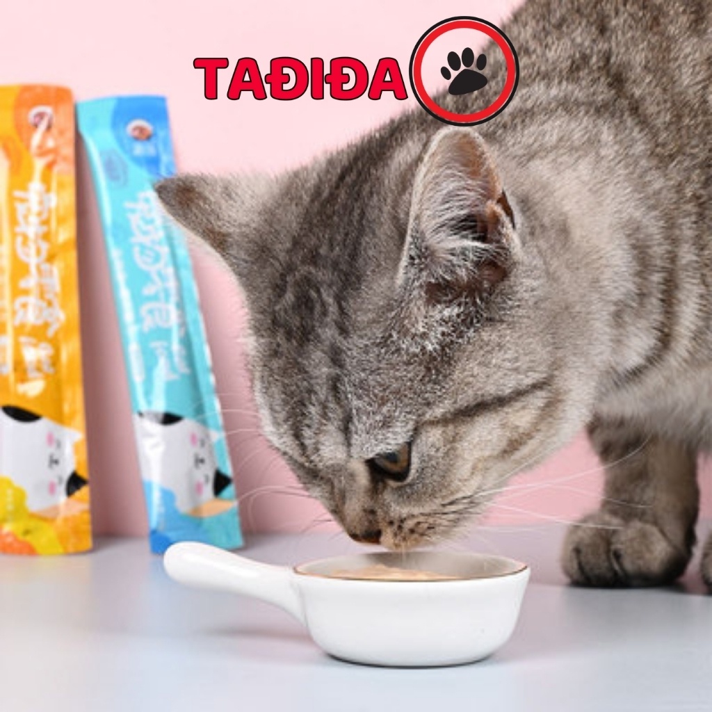 Súp thưởng cho Mèo Cat Food , Thức ăn cho Mèo đầy đủ dinh dưỡng - Tadidda Pet