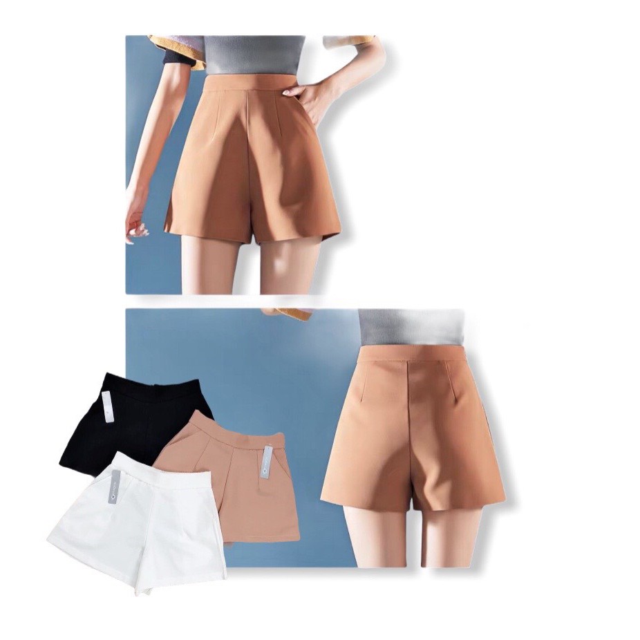 Quần Short Cạp Cao Tuyết Mưa Size S M Cho Nữ Kiểu Dáng Trẻ Đẹp Dễ Phố Đồ Tôn Dáng