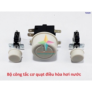 Bộ công tắc cơ 3 chi tiêt dùng cho quạt điều hòa hơi nước