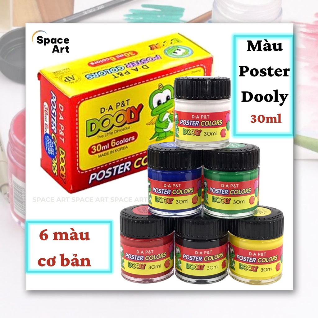 Màu POSTER DOOLY bán lẻ 10ml, 30ml