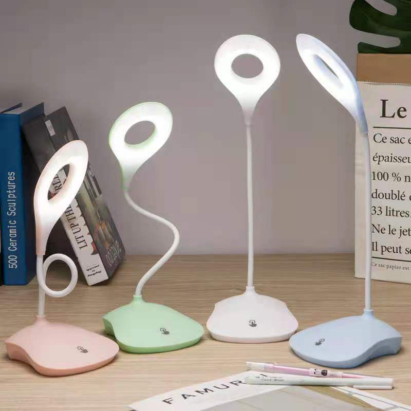 Đèn Led để bàn 3 chế độ sáng, đèn bàn tích điện, đèn kẹp bàn