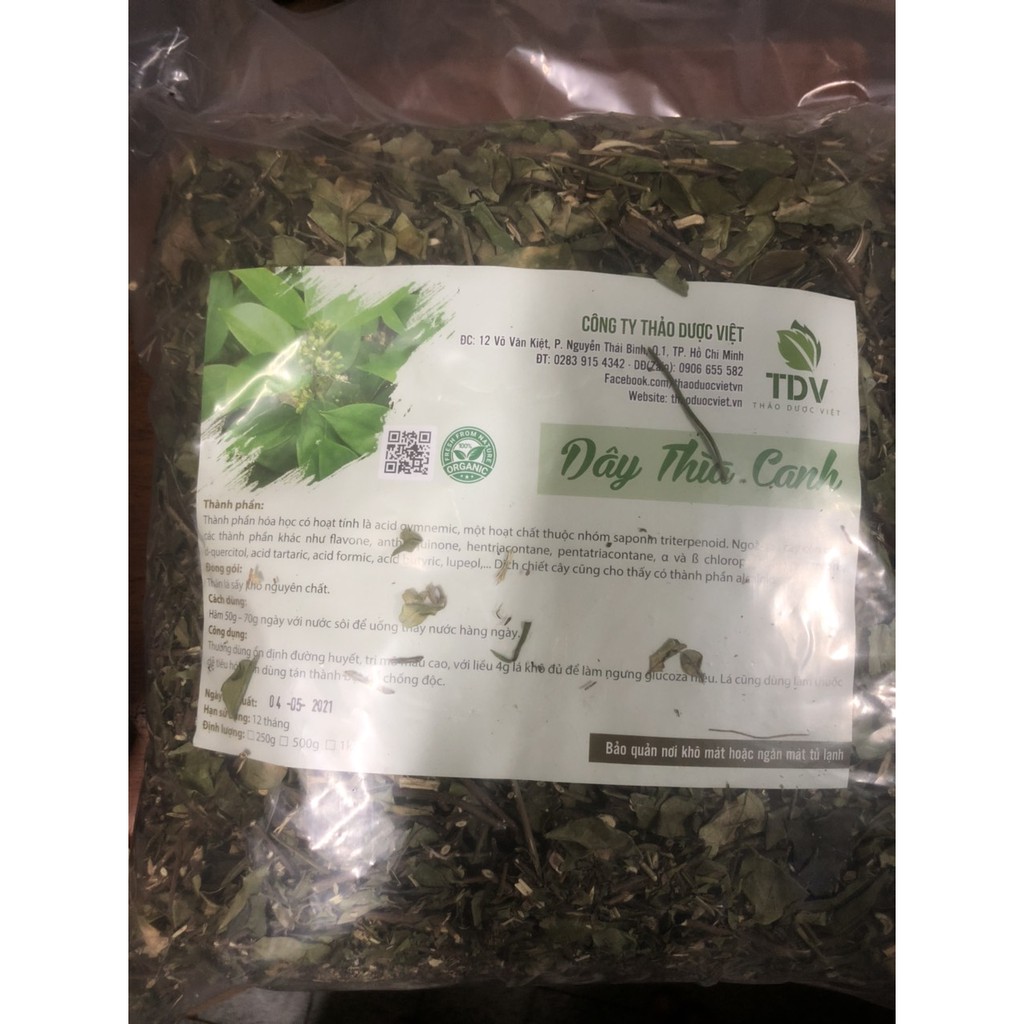 1kg Dây thìa canh lá to sấy khô nguyên chất giúp ổn định đường huyết - Hàng công ty Thảo Dược Viêt