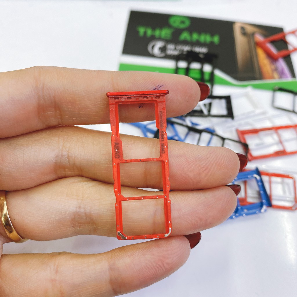 Khay sim, khay đựng sim Samsung A21s SM-A217 nhiều màu hàng chất lượng bao đổi trả