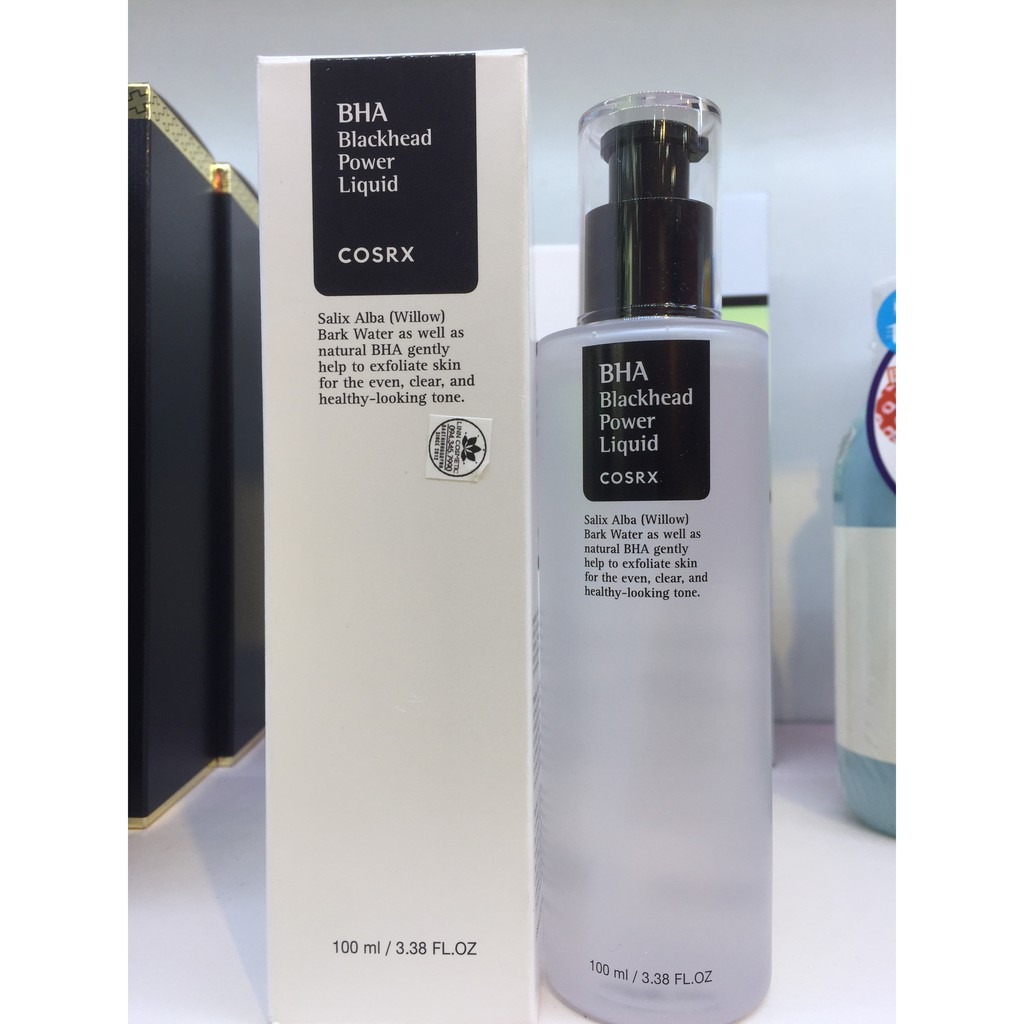 Tẩy Da Chết Hóa Học COSRX BHA Blackhead Power Liquid Hỗ trợ giảm và ngăn ngừa Mụn Đầu Đen 100ml | BigBuy360 - bigbuy360.vn