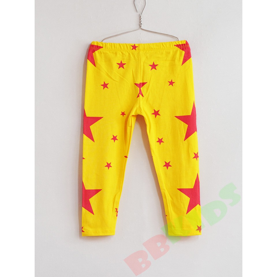 Quần legging dài bé gái ngôi sao